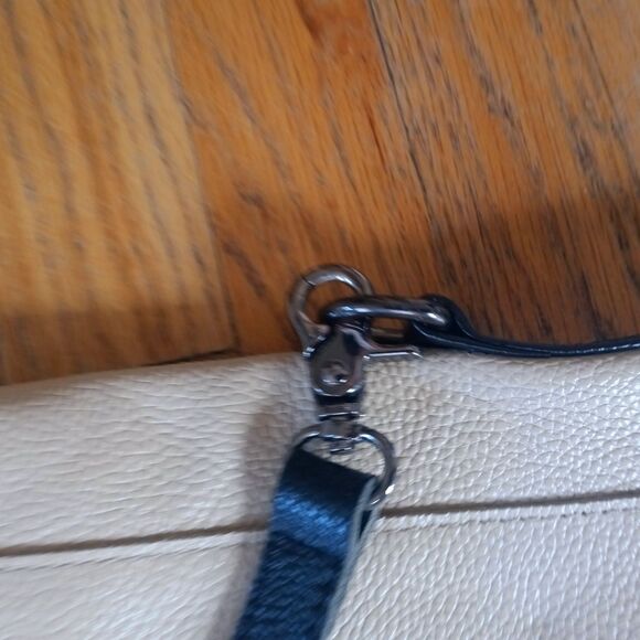 NOT Rationale EUGENIA cream leather tote stripe  Handmade Argentina - Picture 4 of 10